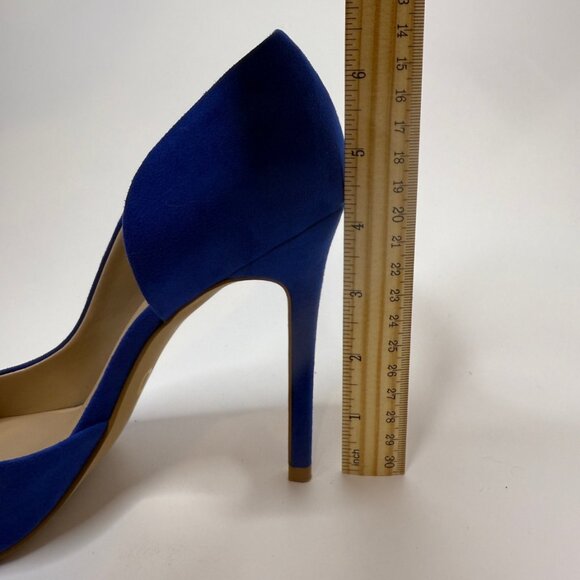 Mix No. 6 Electric Blue Suede Pumps Heels Stilletos Size 7.5 - Picture 7 of 7